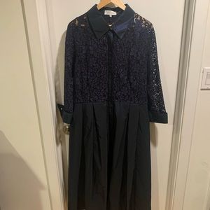 Rickie Freeman for Teri Jon shirtwaist cocktail dress